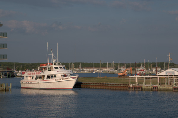 Ferry Departs Crisfield, Maryland for Tangier Island