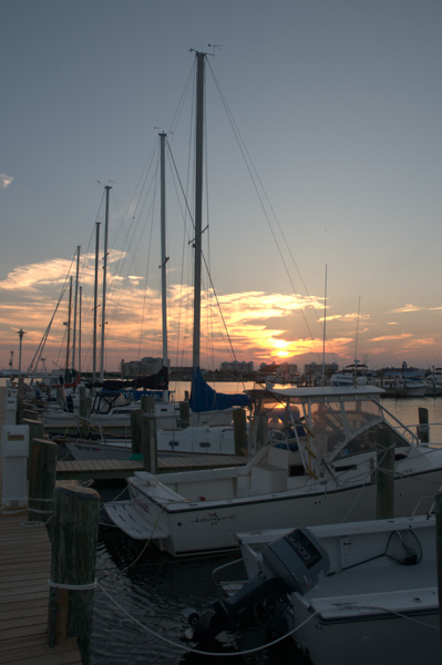 Sailboats and Sunset, Crisfield, MarylandSailboats and Sunset, Crisfield, Maryland