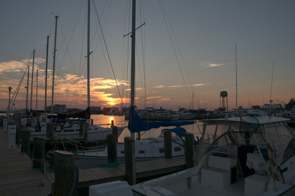Sailboats and Sunset, Crisfield, MarylandSailboats and Sunset, Crisfield, Maryland