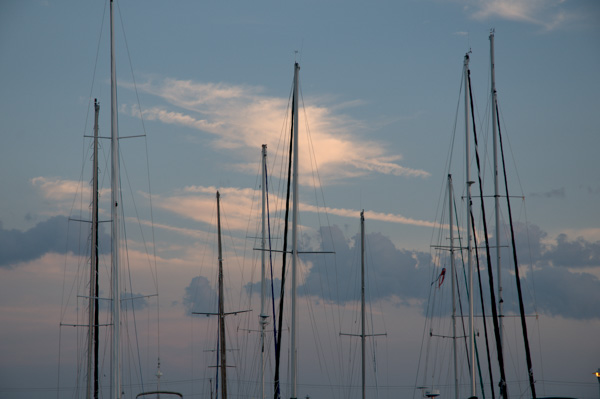 Masts and Clouds, Crisfield, Maryland