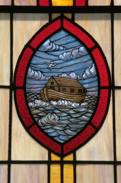 Stained Glass of Noah’s Ark - Smith Island