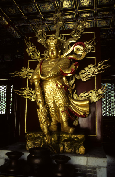 Gold statue, Tan Jie Si Temple