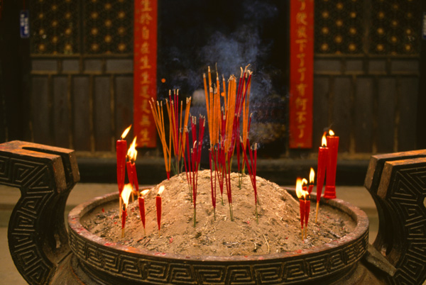 Incense, Buddhist temple, China