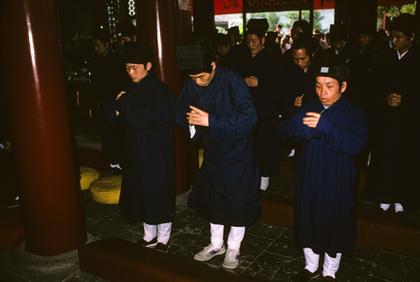 Daoist monks