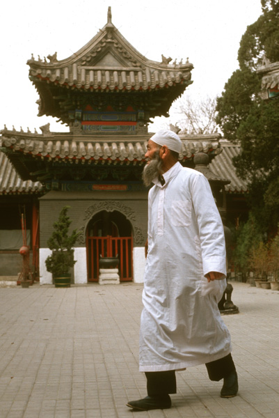 Muslim at Niujie Mosque, Beijing, China