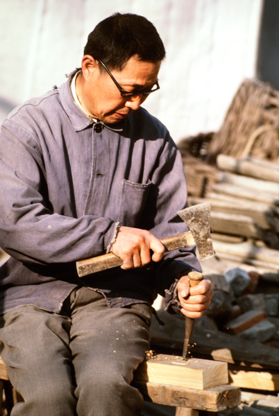 Woodworker, Beijing, China