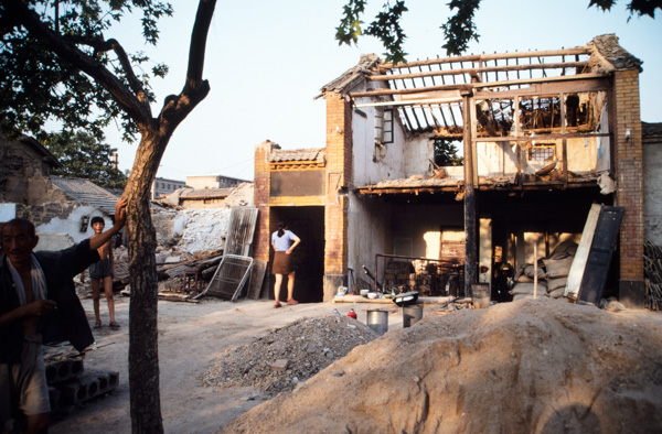 Housing demolished, Xi’an, China.