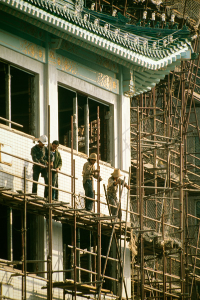 Construction site, Beijing, China