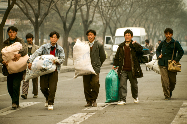 Migrant workers, Beijing, China