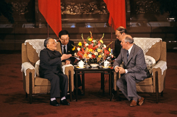 Mikhail Gorbachev and Deng Xiaoping