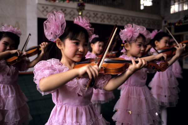 Kindergarten children at Capital Steel