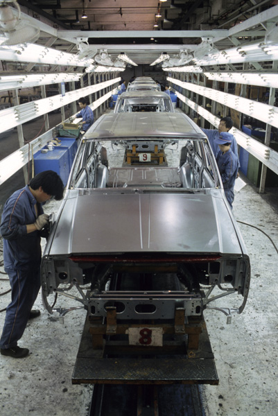 Beijing Jeep assembly line