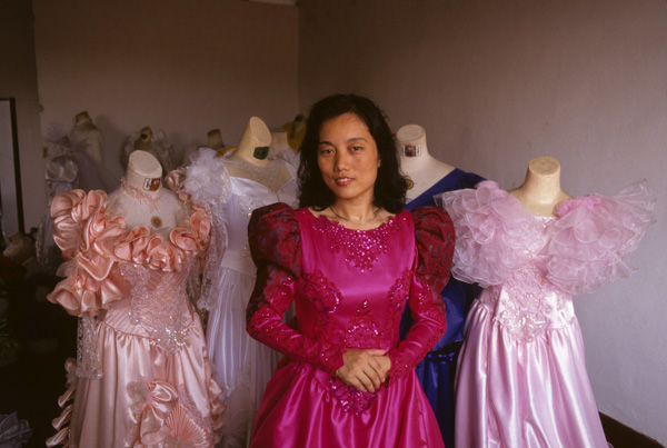 Head of fancy gown factory, Suzhou