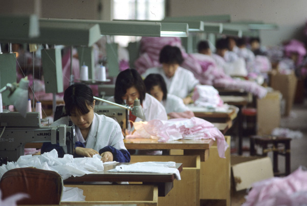 Textile workers