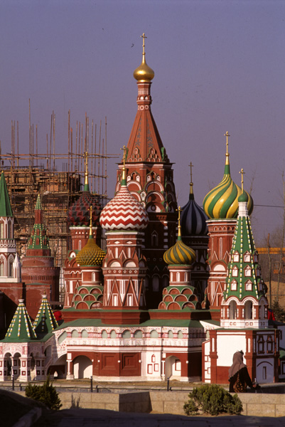 Model of cathedral at Red Square, World Park