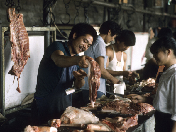 Meat vendor