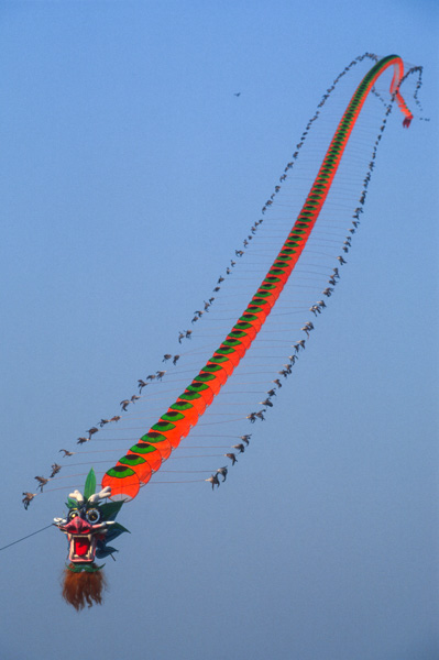 Dragon kite, Tiananmen Square