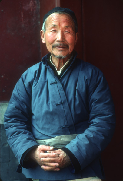 Man at Lama temple