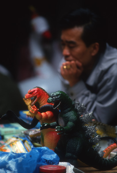 Vendor and Godzilla