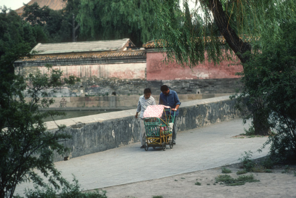 Couple with a baby