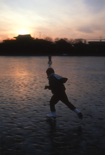 Skating, Beihai Park