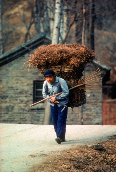 Man in village near Mutianyu