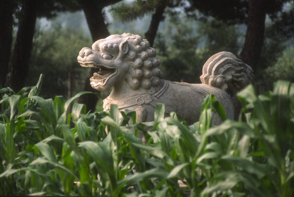 Statue on Spirit Way, Western Qing Tombs