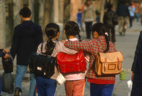 School girls, China