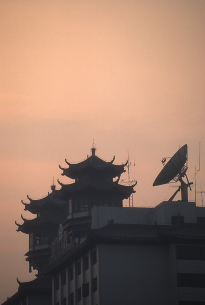 Satellite dish, Beijing, China