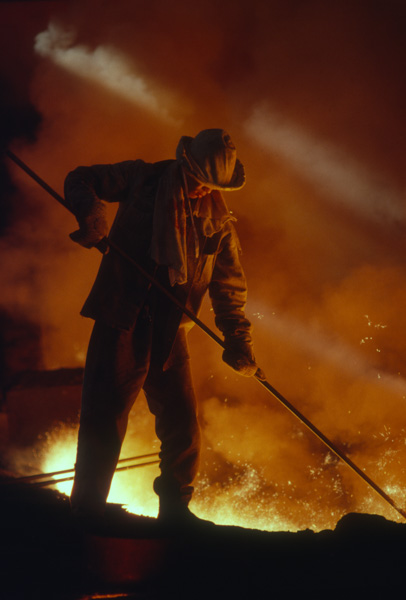 Steelworker, Benxi, China
