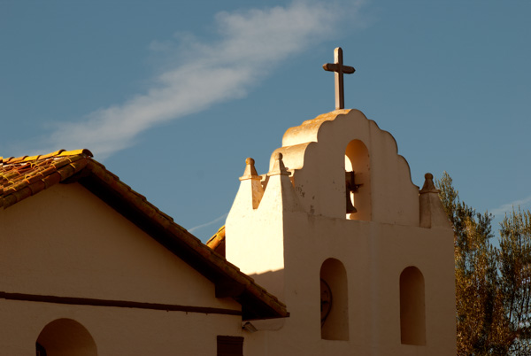 Santa Ynez Mission in Sun