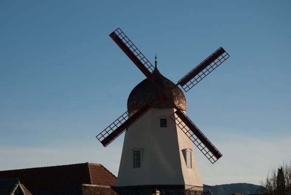 Solvang Windmill at Sunset