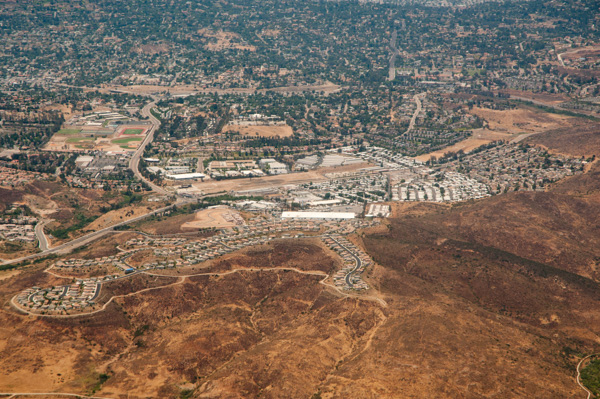 Aerial view of San Diego, California