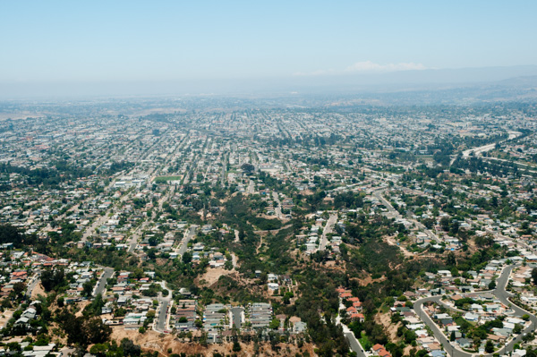 Aerial view of San Diego, California