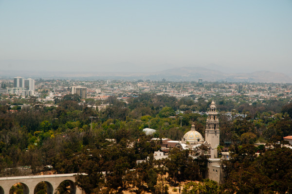 Aerial view of San Diego, California
