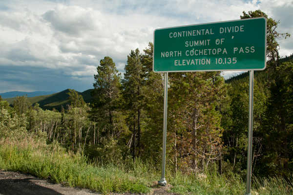 Continental divide, Cochetopa Pass, Colorado