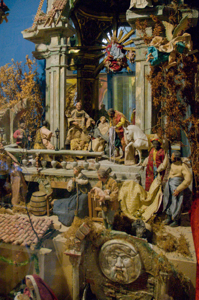18th century nativity scene, Carmel Mission
