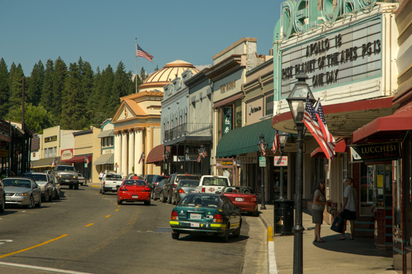 Main street, Grass Valley, California