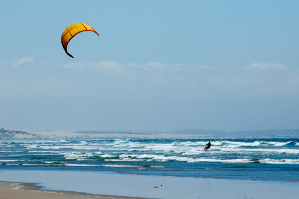 Wind surfer, Central Coast, California