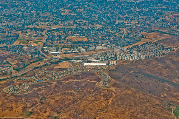 Aerial view of San Diego, California