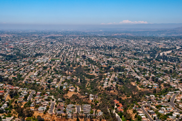 Aerial view of San Diego, California