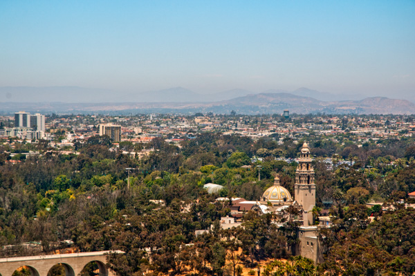 Aerial view of San Diego, California