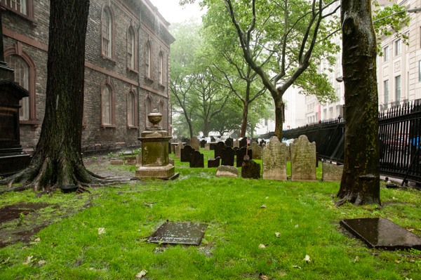 St. Paul’s Chapel cemetery, New York City