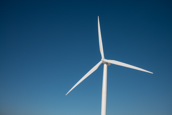 Wind turbine, Spanish Fork Canyon, Utah