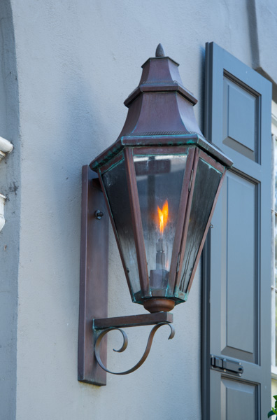 Lamp at dusk, Charleston