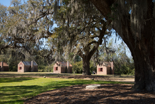Restored slave quarters, Boon Hall plantation