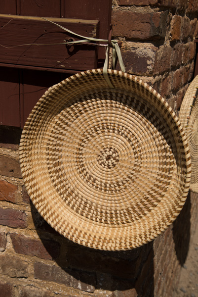 Gullah sweetgrass basket