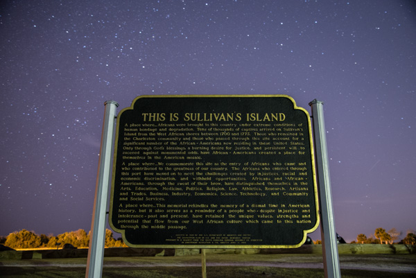 Sullivan’s Island slave memorial