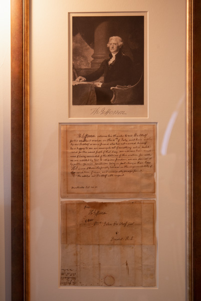 Letter from Thomas Jefferson