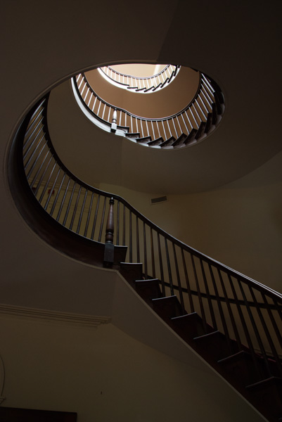 Staircase in DeWolf Home